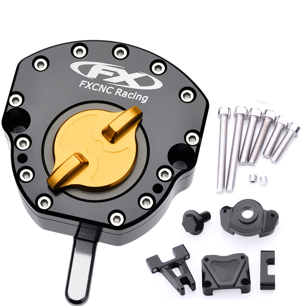 Steering Damper Stabilizer Kit Cnc - Para Kawasaki Ninja 300 2013 2014