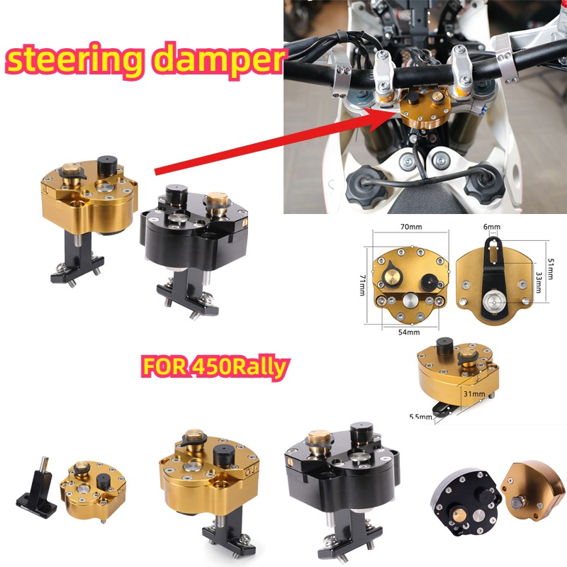 Steering Damper Stabilizer Kit Cnc - Kit de montaje de amortiguador de