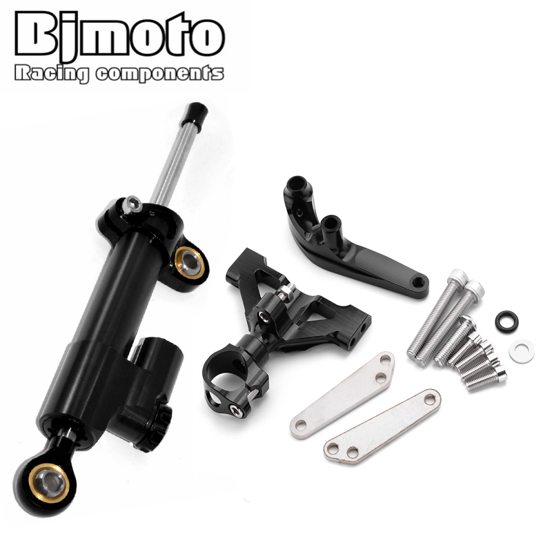 Steering Damper Stabilizer Kit Cnc - BJMOTO-Kit de soporte de montaje para