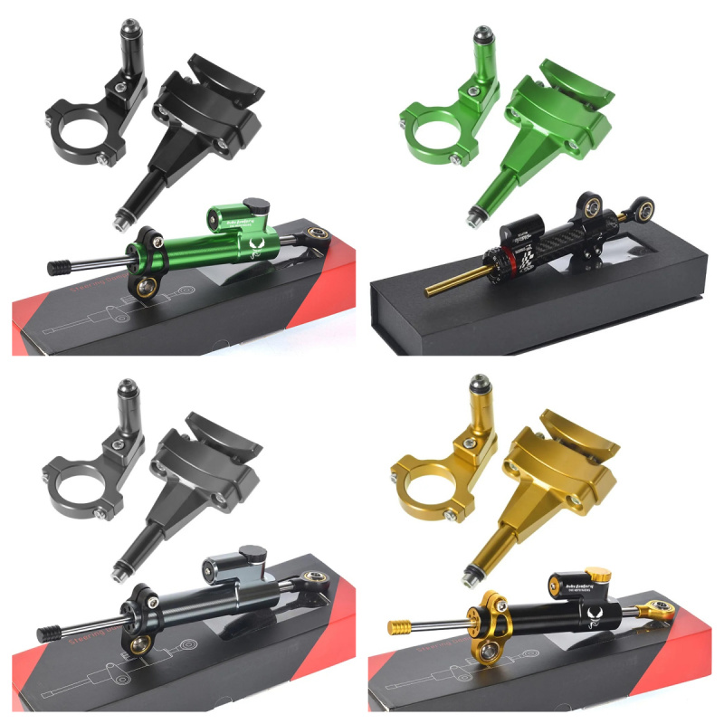 Para Kawasaki 500 2024 - Sopor - Steering Damper Stabilizer Kit Cnc reseña y precio
