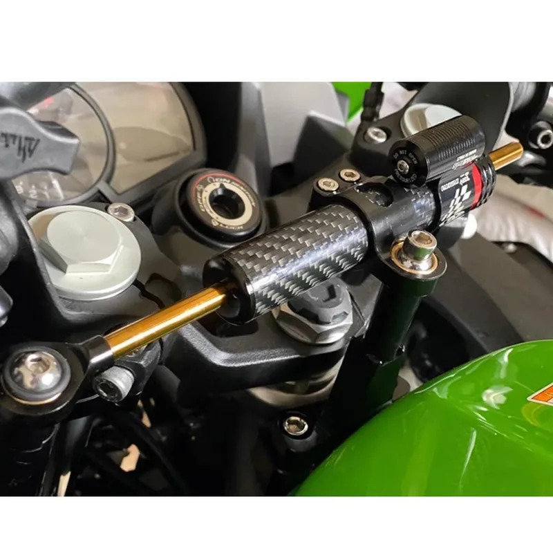 Para Kawasaki 500 2024 - Sopor - Steering Damper Stabilizer Kit Cnc reseña y precio