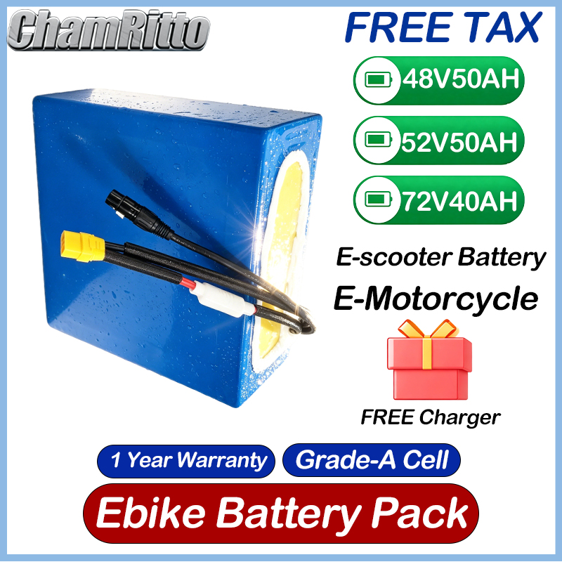 Batería de Litio para Biciclet - 60V 30Ah 21700 Battery Pack reseña y precio