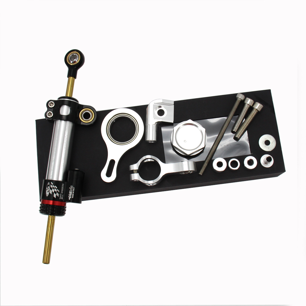 Kit de montaje de soporte de a - Steering Damper Stabilizer Kit Cnc reseña y precio