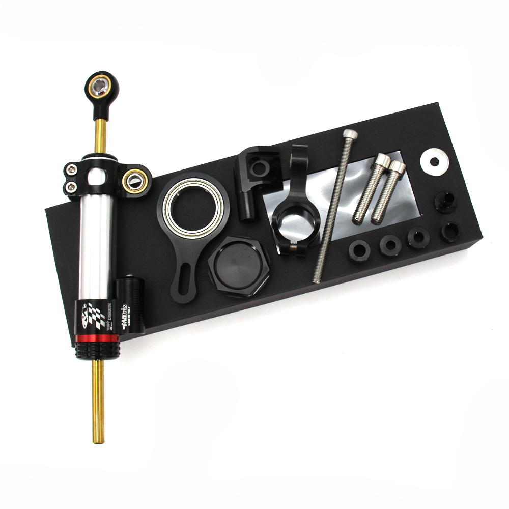 Kit de montaje de soporte de a - Steering Damper Stabilizer Kit Cnc reseña y precio