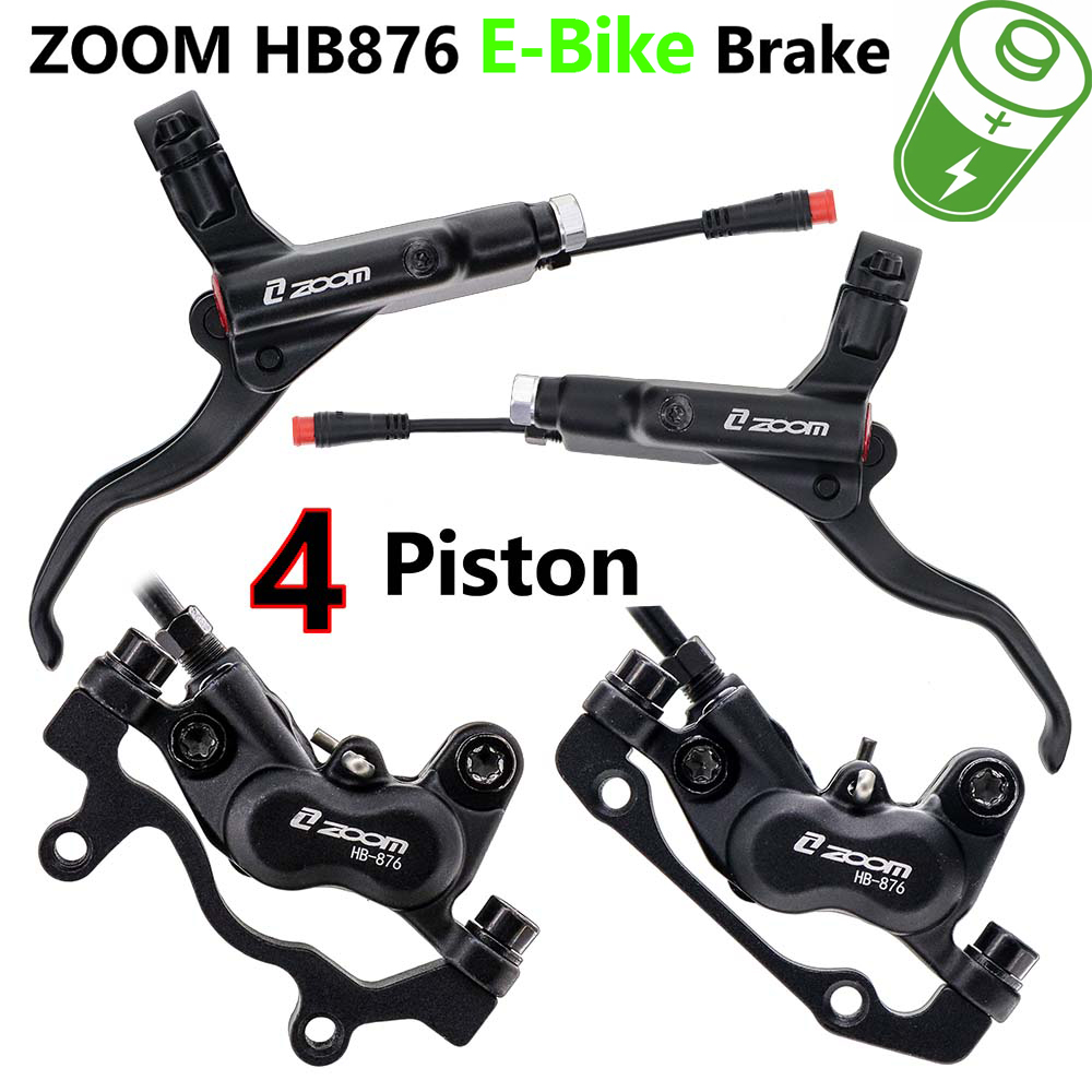ZOOM HB-876E E-Bike Juego de f - Zoom Hydraulic Brake 4 Piston E-Scooter reseña y precio