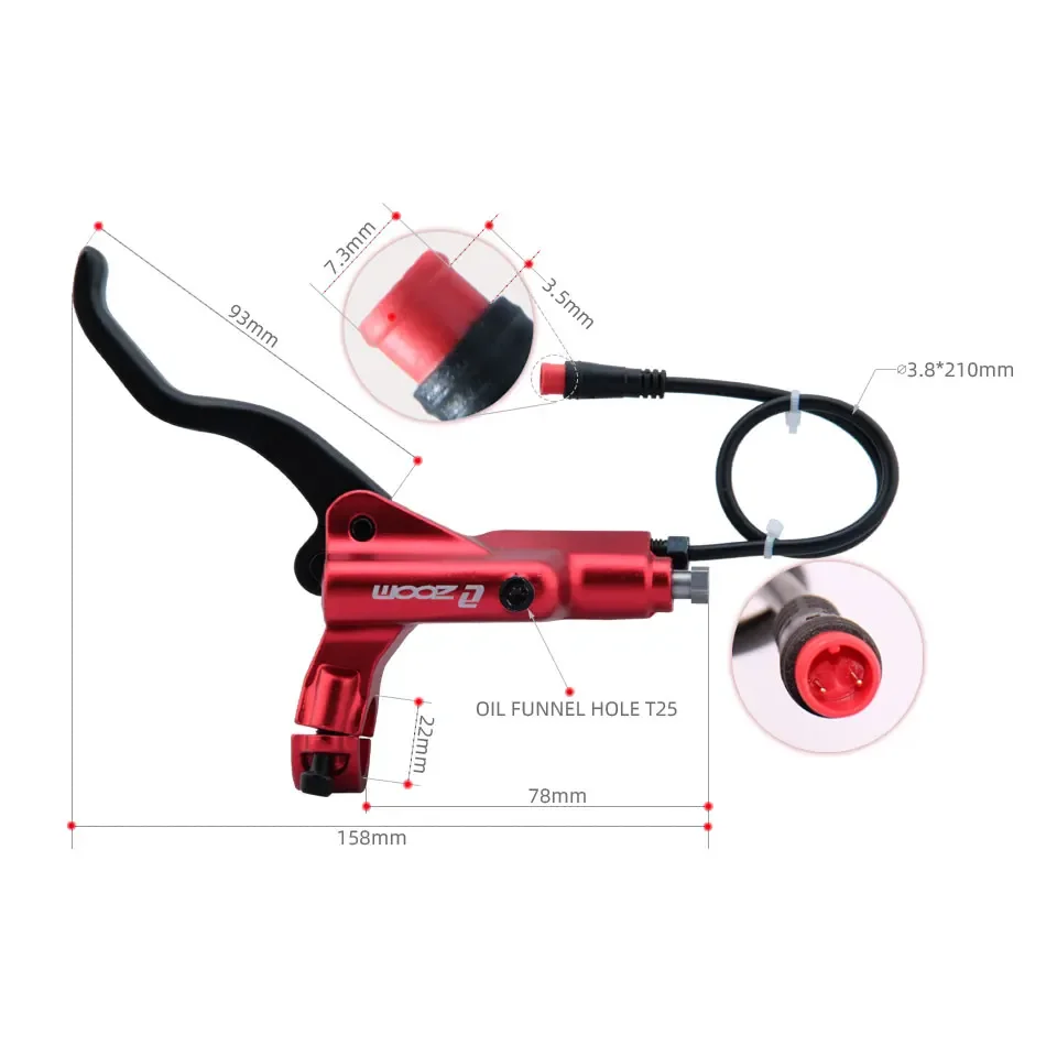 ZOOM HB-876E-patinete eléctric - Zoom Hydraulic Brake 4 Piston E-Scooter reseña y precio