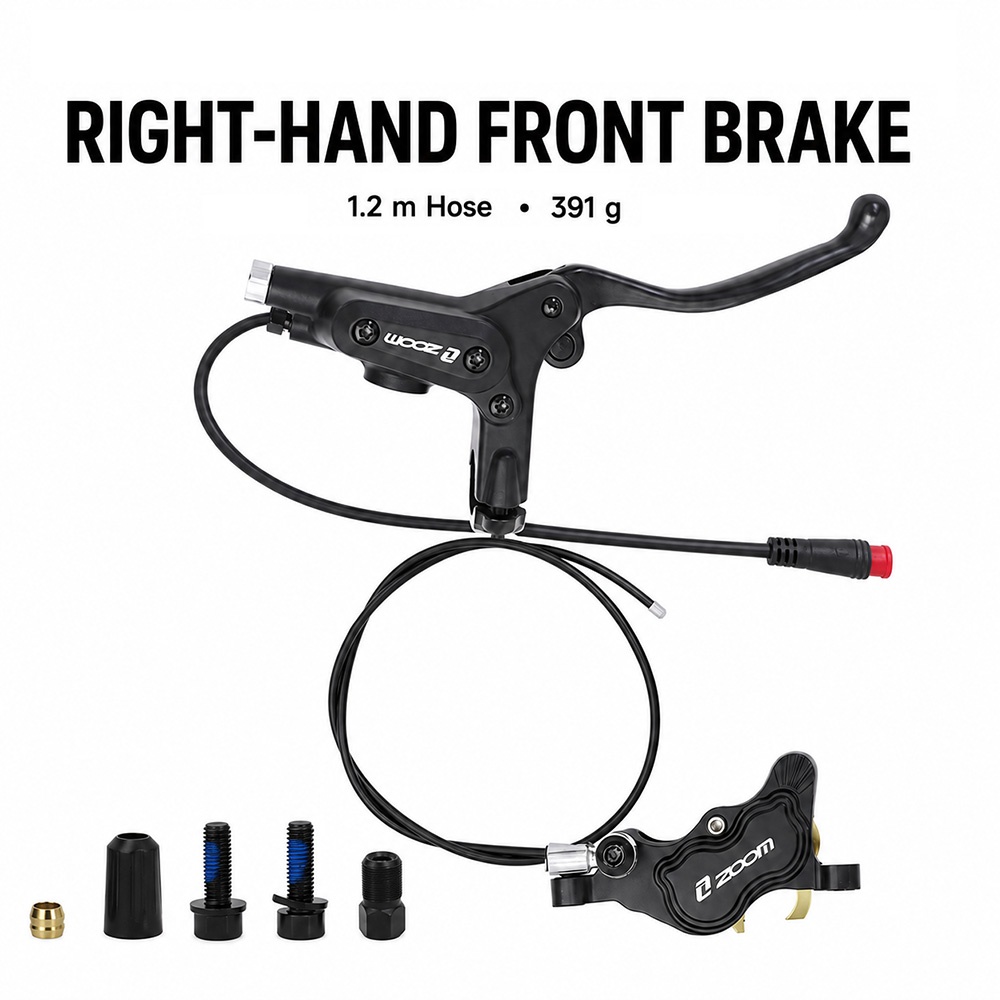 Juego de Frenos de Disco Hidrá - Zoom Hydraulic Brake 4 Piston E-Scooter reseña y precio