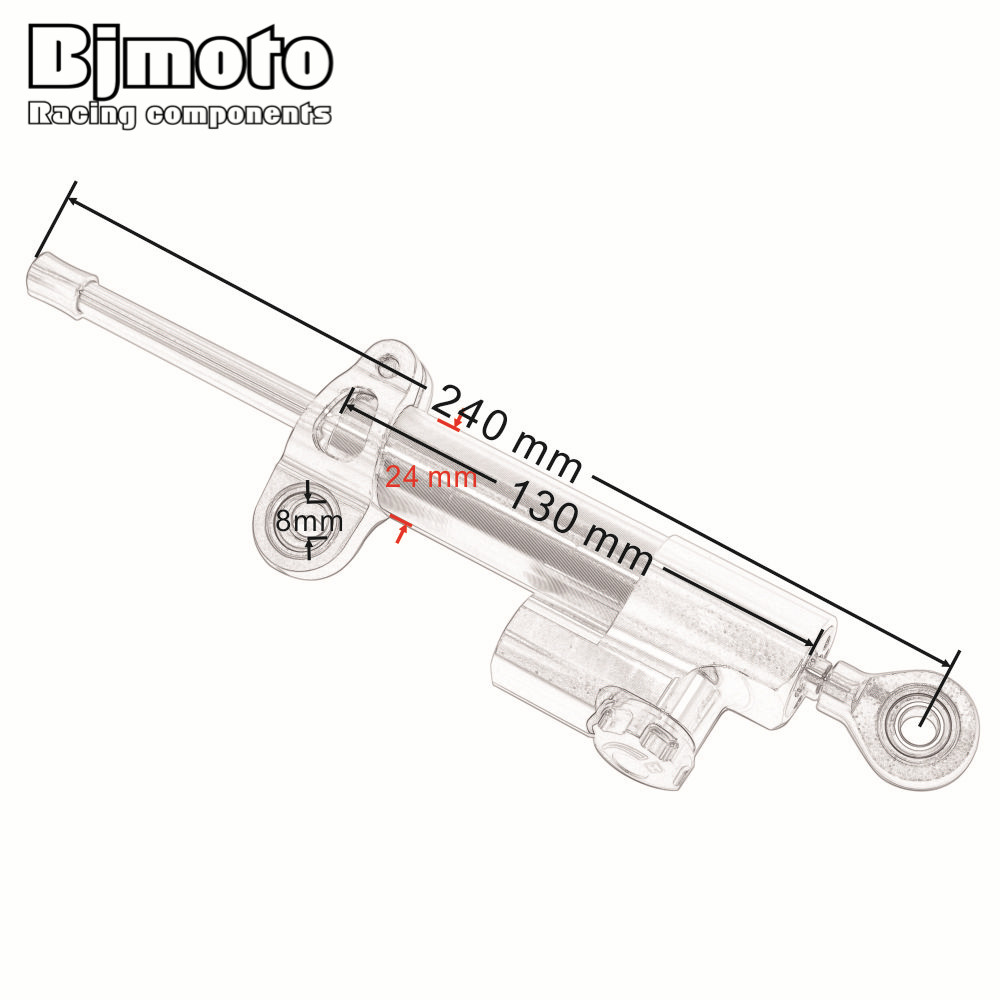 BJMOTO-Kit de soporte de monta - Steering Damper Stabilizer Kit Cnc reseña y precio