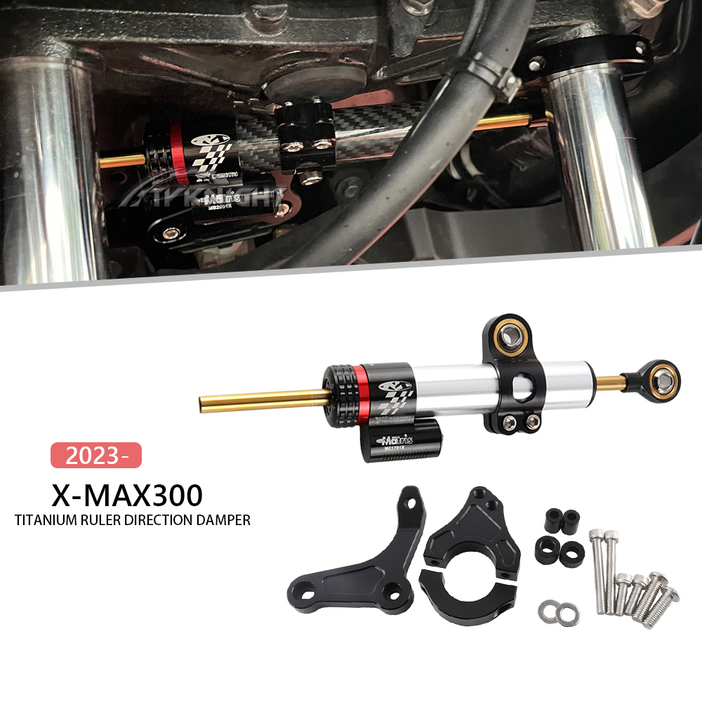 Para Yamaha XMAX 300 X-MAX300  - Steering Damper Stabilizer Kit Cnc reseña y precio