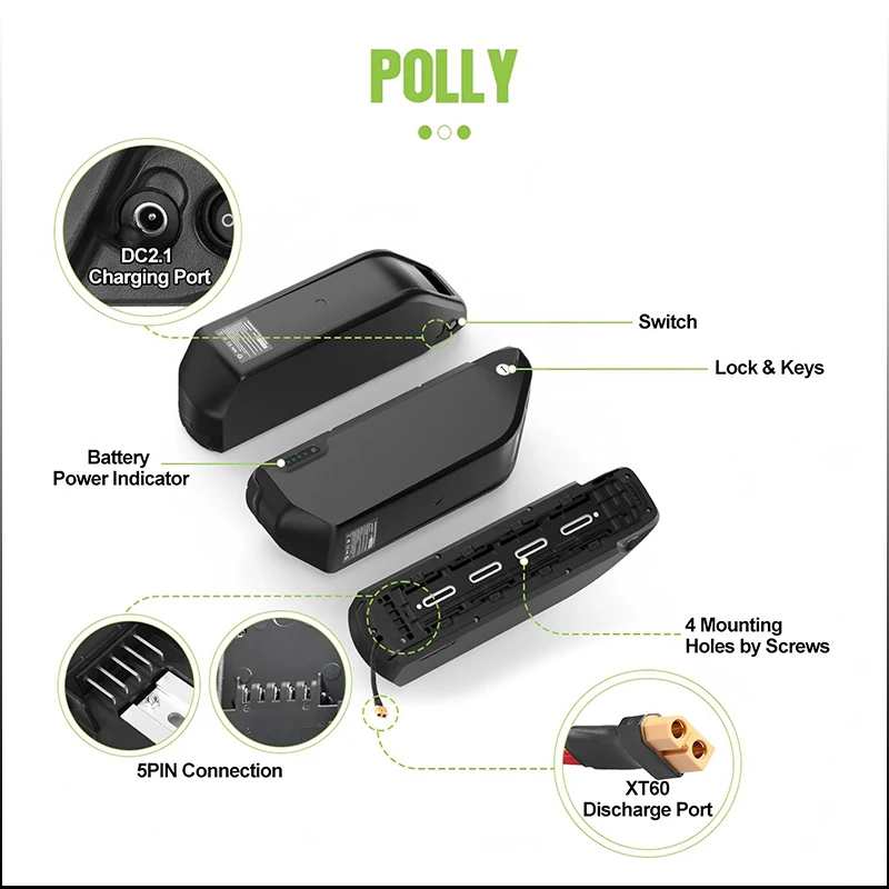 Batería Hailong Polly de 52V 5 - 60V 30Ah 21700 Battery Pack reseña y precio