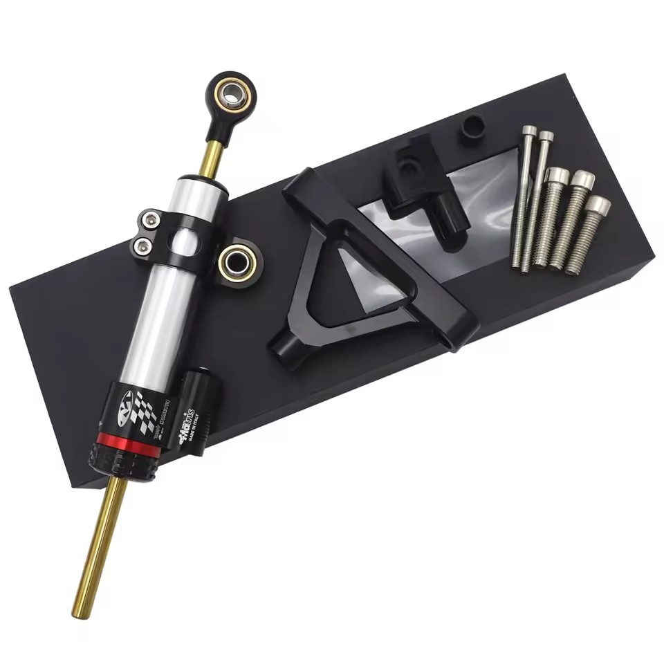 Para Kawasaki ZX10R 04-05, Amo - Steering Damper Stabilizer Kit Cnc reseña y precio
